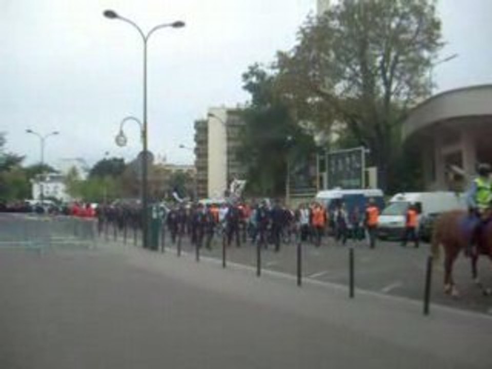 DEPLACEMENT PSG BORDEAUX CORTEGE