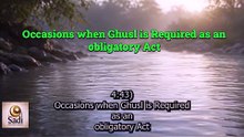 When Is Ghusl Obligatory in Islam? | 5 Occasions Requiring Ghusl | Men & Women Part 1