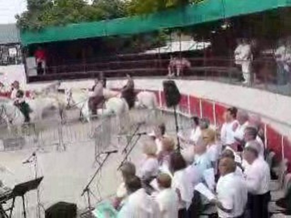 Coupo santo dans les arènes d'Uchaud