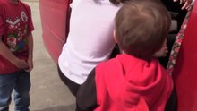 Kids Drive Parents Car to Town to the Aquarium and Pet Sting Rays and Sharks_ Just For Fun_