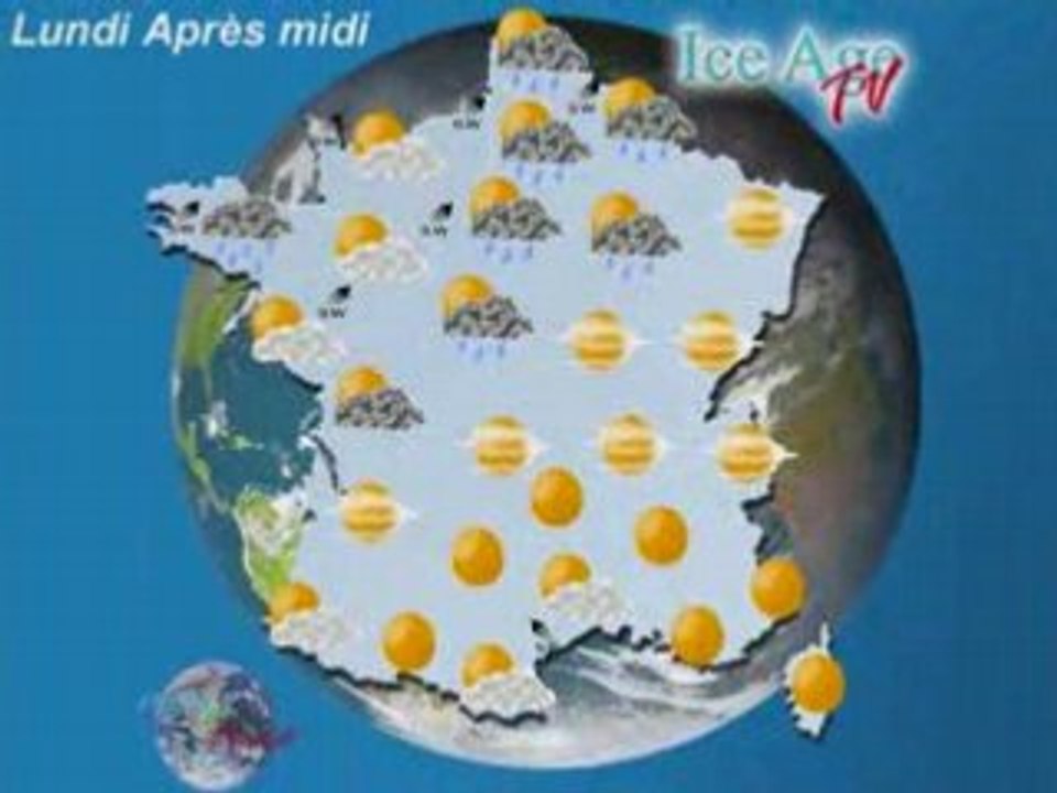 Meteo du Lundi 18 Aout 2008