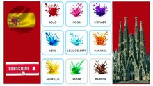 The colors in spanish