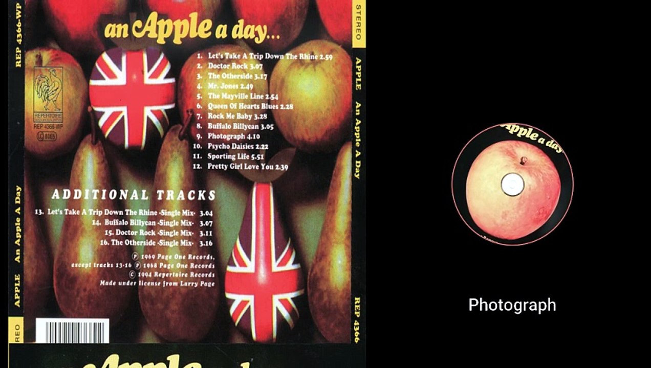 Apple — An Apple A Day 1969 (UK, Psychedelic/Pop Rock) [Full Movie ...