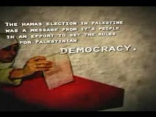 la démocratie façon sioniste..