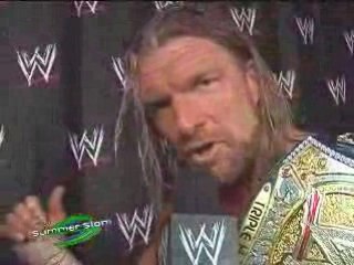 Triple H comments on defeating Khali at SummerSlam