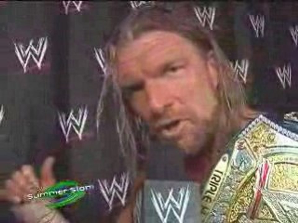 Triple H comments on defeating Khali at SummerSlam
