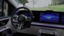 The all new electric Mercedes-Benz VLE Interior Design in Velvet brown