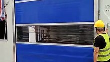 Are safety photoelectric sensors and safety airbags standard features on high-speed doors?