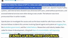 OpenAI garde GPT-6.1 Astra au placard