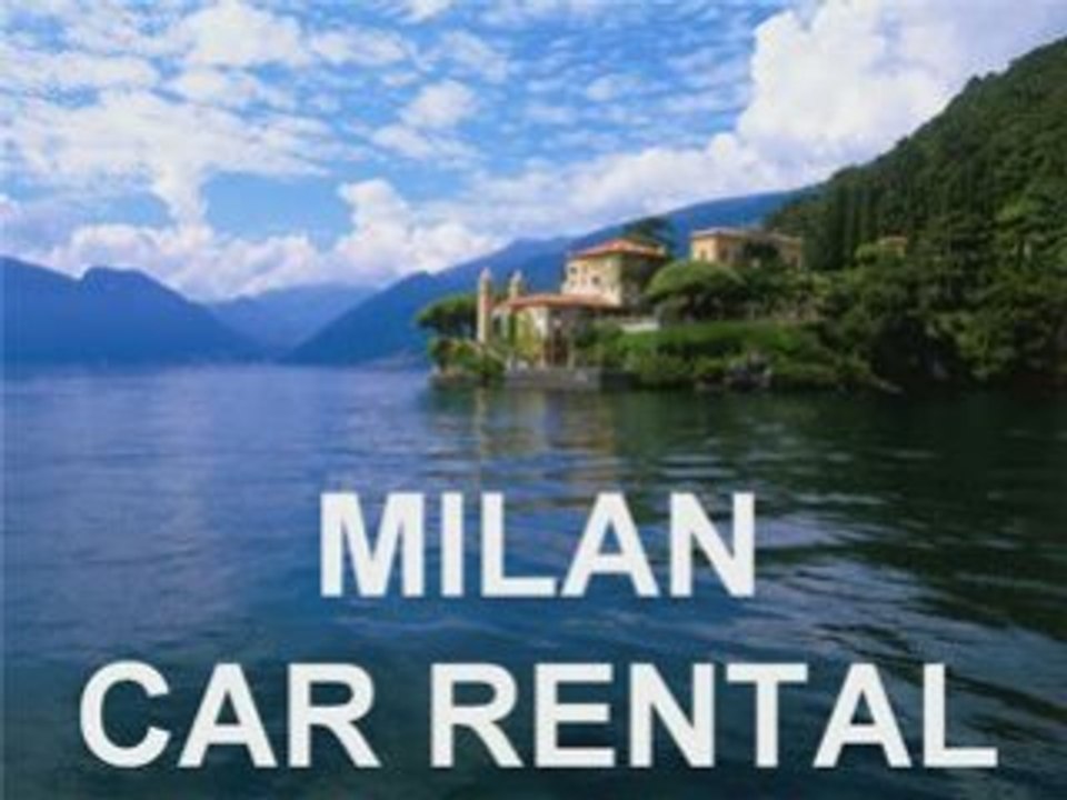 Milan Car Rental Hire RentaCar MXP Auto Noleggio Aeroporto video