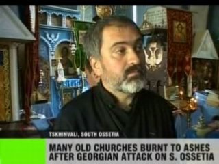 Churches burnt to ashes