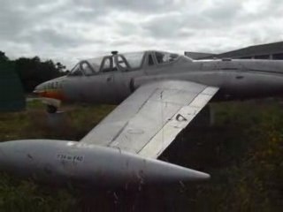 le Fouga magister abandonné