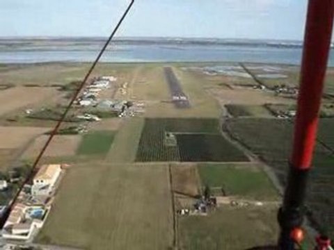 Atterrissage ULM pendulaire vent de travers