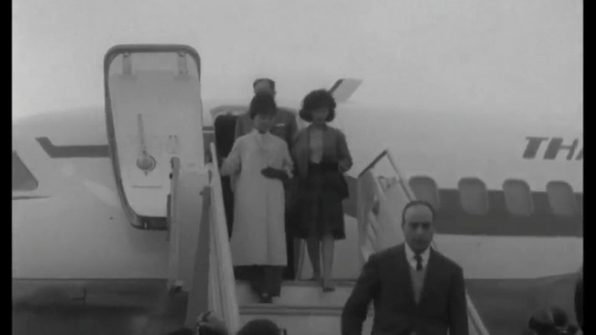 Madame Nhu arrives in Rome Nov 15th, 1963 after coup - video