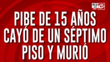Conmoción en el barrio de Núñez: adolescente cayó de un séptimo piso y murió