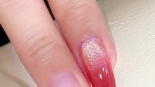 Burgundy plus gold shimmer cat-eye is just unreal! Makes my hands look so fair!