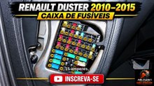 CAIXA DOS FUSÍVEIS RENAULT DUSTER 2010/2015  #oficina #mechanic #fusivelerele #diagramadefusiveis