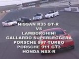 NISSAN GT-R Vs. Porsche, Lamborghini et autres