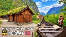 Njardarheimr Viking Village, Gudvangen Norway | Historic Walking Tour in 4K