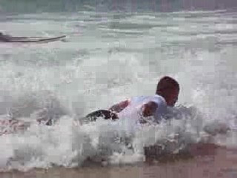 une petite vague pour commencer
