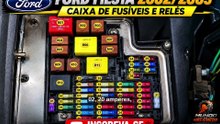 CAIXA DOS FUSÍVEIS E RELÉS FORD FIESTA 2002/2005 #oficina #mecca #fusivelerele #diagramadefusiveis