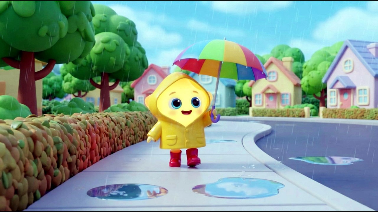 Rainy Day Fun ☔🌈 | Rain & Rainbow Rhymes for Kids | Little Blink Rhymes ...