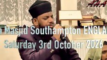 ALLAH SUBHAN WA TALLA'S NAMES ARE BEING RECITED BY JANAB SHAIKH MOHAMMED IMRAN ATTARI ON SATURDAY 3RD OCTOBER 2026 IN RAZVIA MASJID SOUTHAMPTON ENGLAND UK
