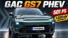 2027 GAC GS7 PHEV: 36,3 kWh Akku trifft auf starke 501 PS