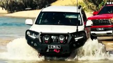 Toyota Land Cruiser Submerged! Extreme River Crossing Escape 4x4 #Shorts