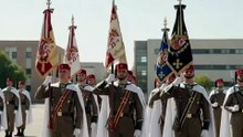 Los estandartes que representan el honor y la historia de los Regulares