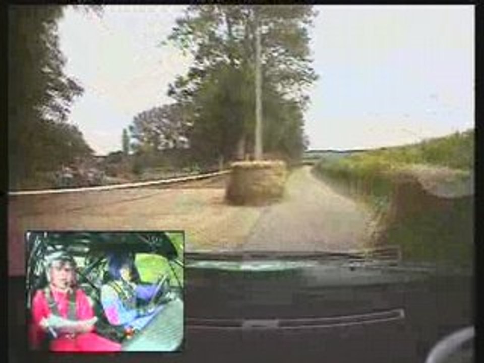 Onboard Hanquiez / Leclerc - Rallye du Boulonnais 2009 ES1 Prologue