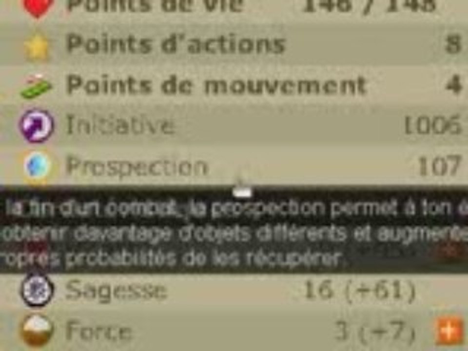 Stats de mon feca