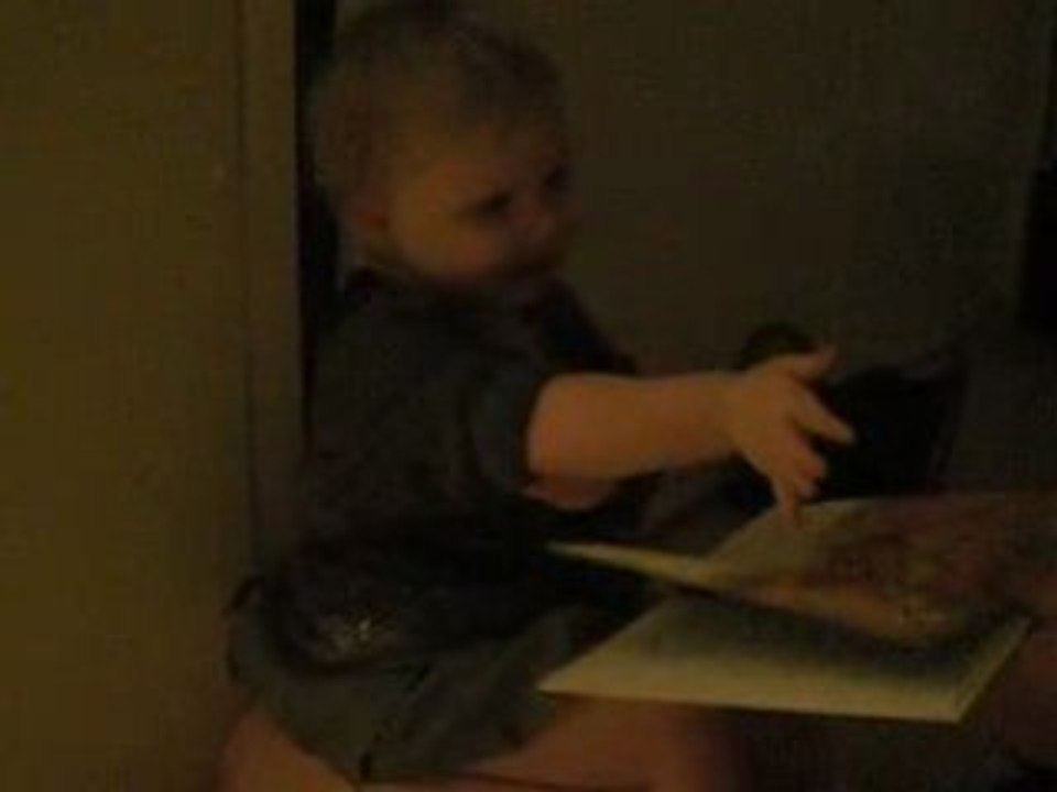 Morgane sur le pot