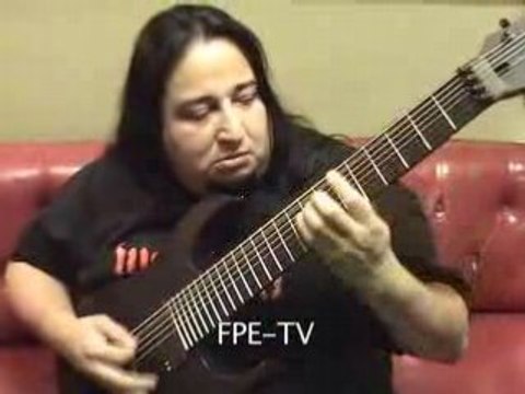 8 strings Guitar by Dino Cazares on FPE-TV