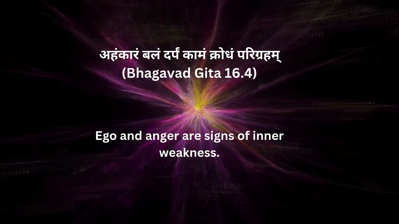 Krishna’s Message Will Silence Your Overthinking Forever _ Sanskrit ...