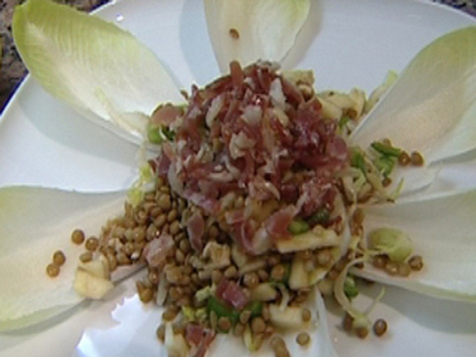 La ensalada de lentejas de Laura