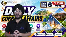 Daily Current Affairs 6 October 2026 | Current Affairs Today | UPSC SSC Railway Banking | Current Affairs 2026