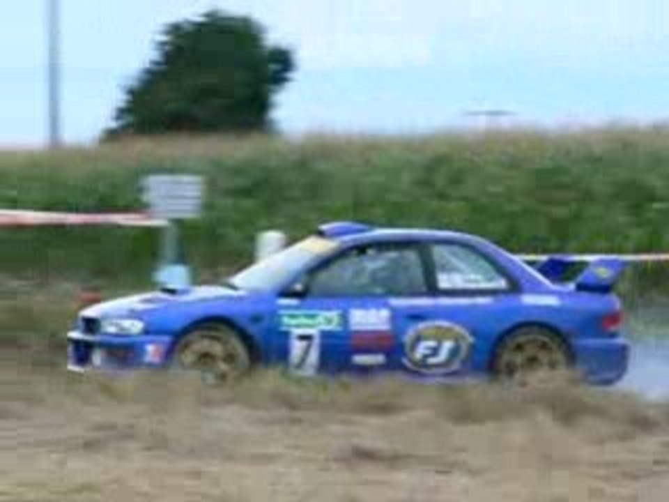 Rallye Bessé 08 Subaru WRC Passage Epingle