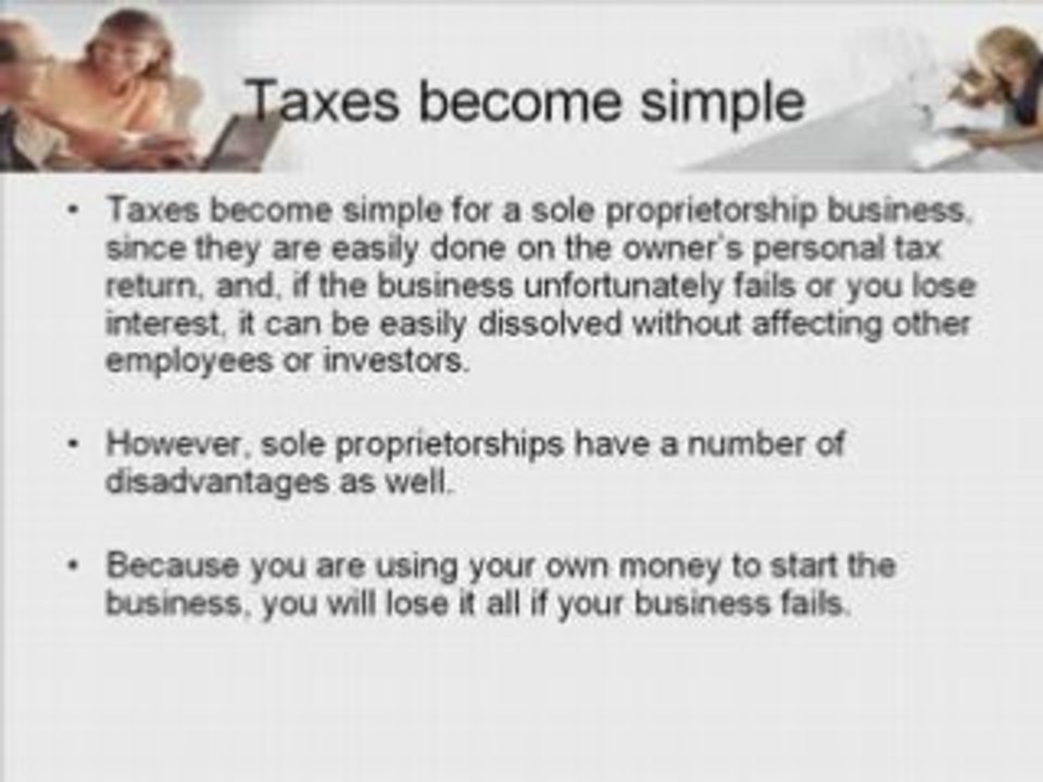 Invest Money Stocks | Sole Proprietorship - Pros and Cons