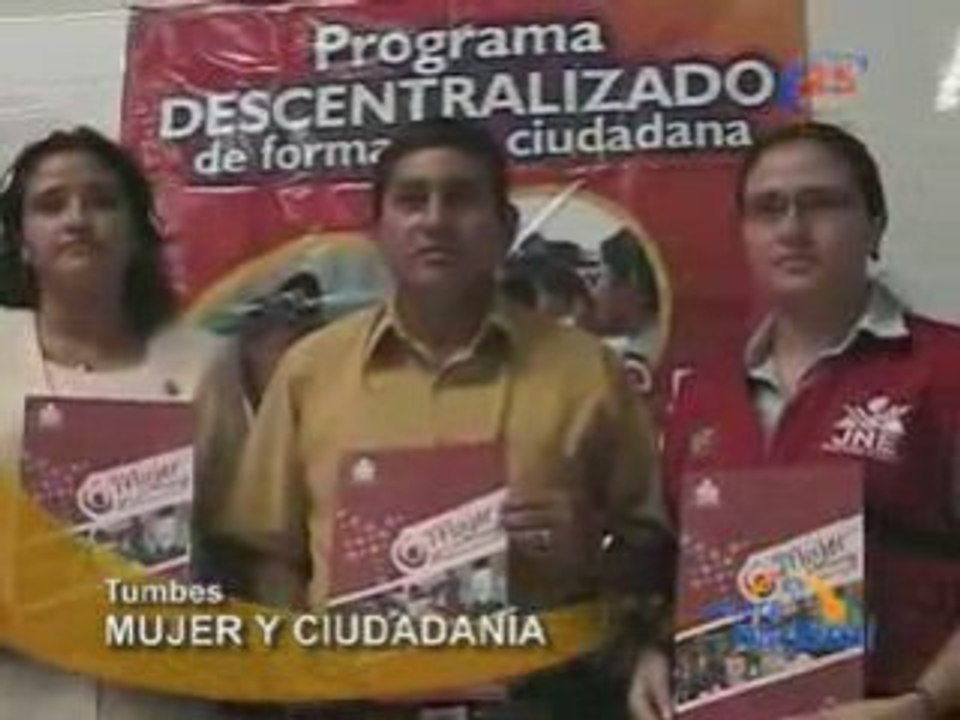 MUJER Y CIUDADANÍA  - TUMBES