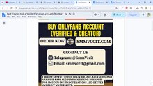 SmmVccit Seller Review for Buy! Onlyfans Acccount With Balance in 2027