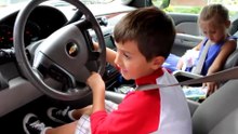 6 Year Old Twins Steal Dad_s car