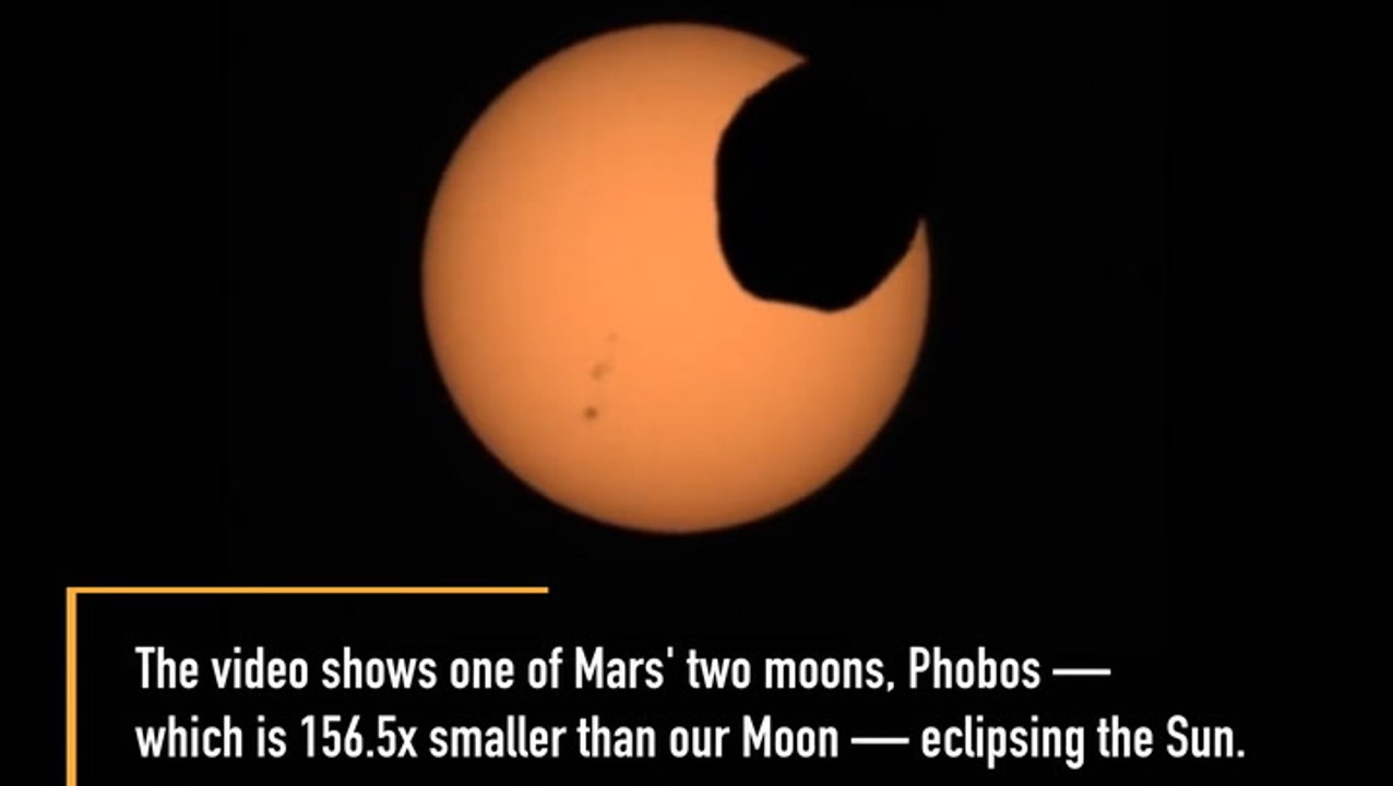Mars Gets Solar Eclipses Too - video Dailymotion