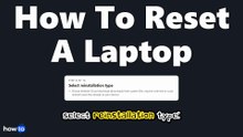 How to reset a laptop (Step by Step)