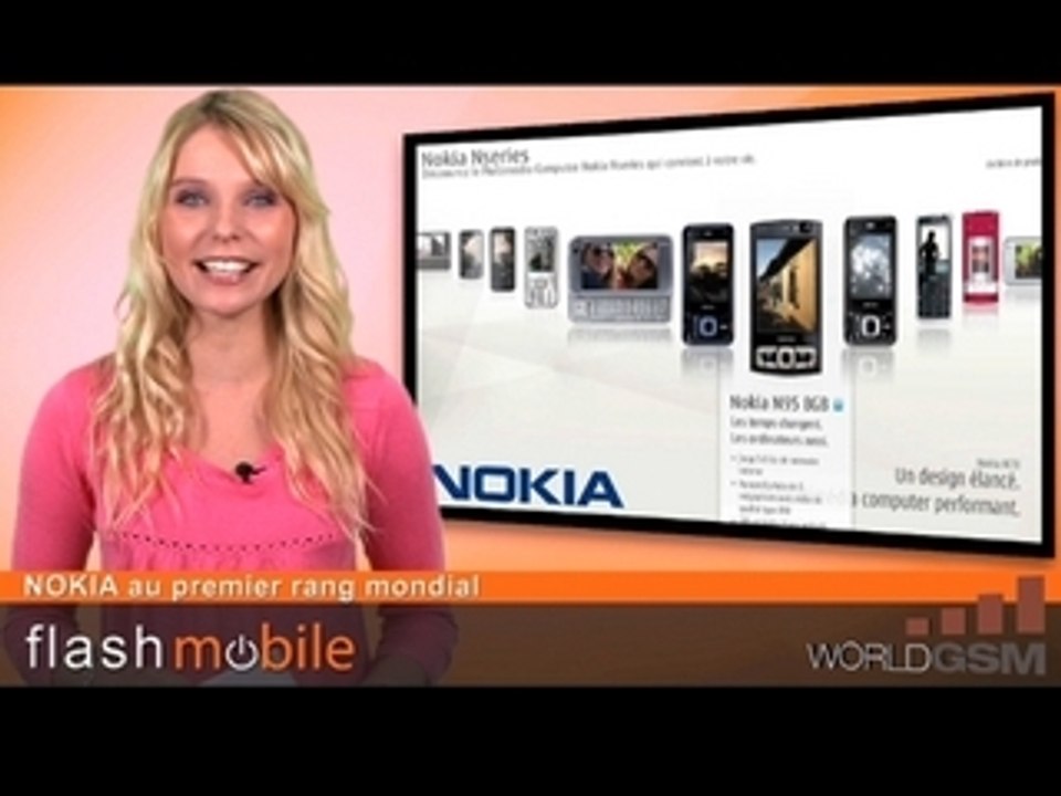 WORLDGSM : FLASHMOBILE : Nokia au premier rang mondial