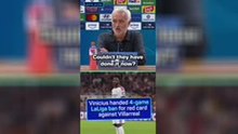 Mourinho asks why LaLiga announced Vinicius ban before UCL match