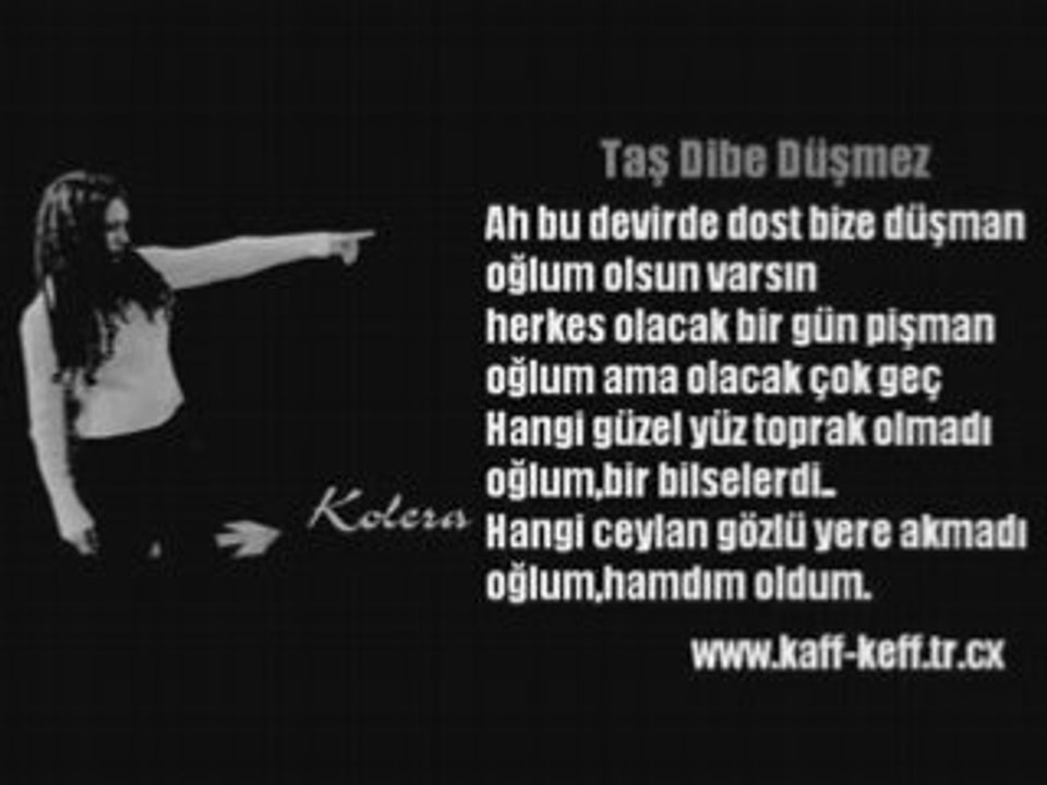 Tas dibe düsmez