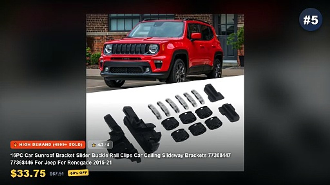 Cheap & Best Top 5 Car Sunroof Slideway Bracket Kits Unboxing & Review ...