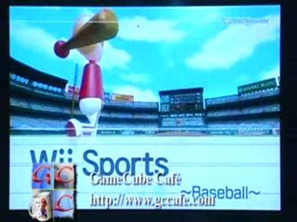 Wii sport: baseball Ingame