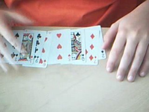 magie avec 8 cartes